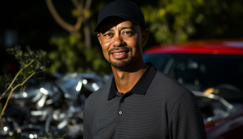 Former Golf number one, Tiger Woods suffer a car crash, hospitalized